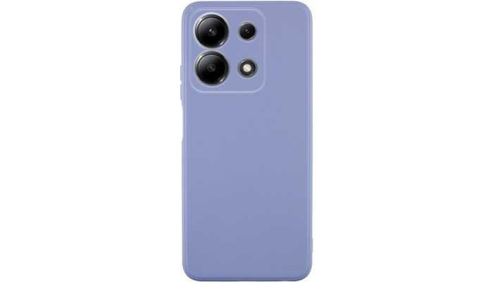 Силиконовый чехол Candy Full Camera для Xiaomi Redmi Note 13 4G Голубой / Mist blue - фото