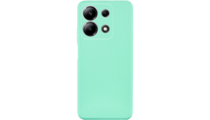 Силиконовый чехол Candy Full Camera для Xiaomi Redmi Note 13 4G Зеленый / Menthol - фото