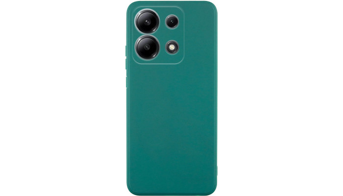 Силиконовый чехол Candy Full Camera для Xiaomi Redmi Note 13 Pro 4G / Poco M6 Pro 4G Зеленый / Green - фото