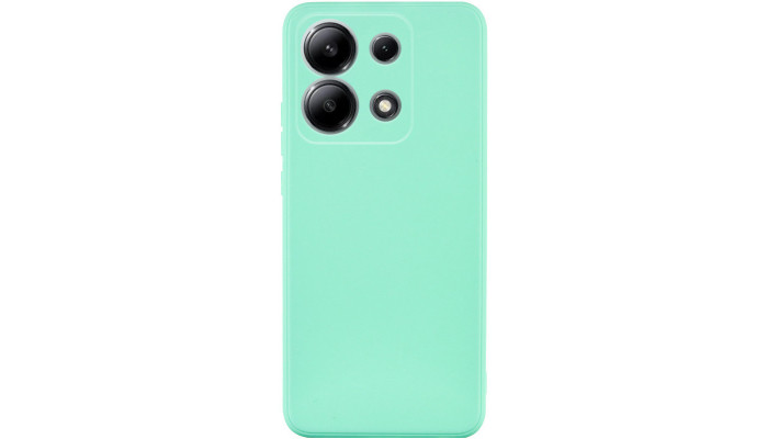 Силиконовый чехол Candy Full Camera для Xiaomi Redmi Note 13 Pro 4G / Poco M6 Pro 4G Зеленый / Menthol - фото