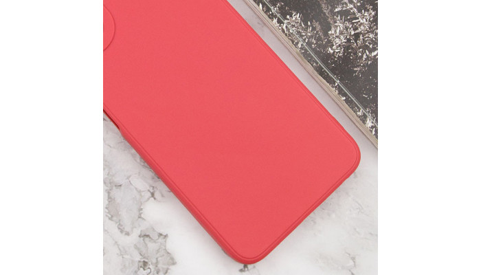 Силиконовый чехол Candy Full Camera для Xiaomi Redmi Note 13 Pro 4G / Poco M6 Pro 4G Красный / Camellia - фото