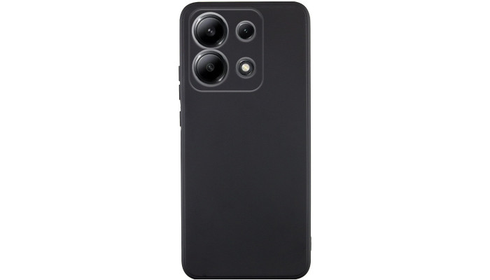 Силиконовый чехол Candy Full Camera для Xiaomi Redmi Note 13 Pro 4G / Poco M6 Pro 4G Черный / Black - фото