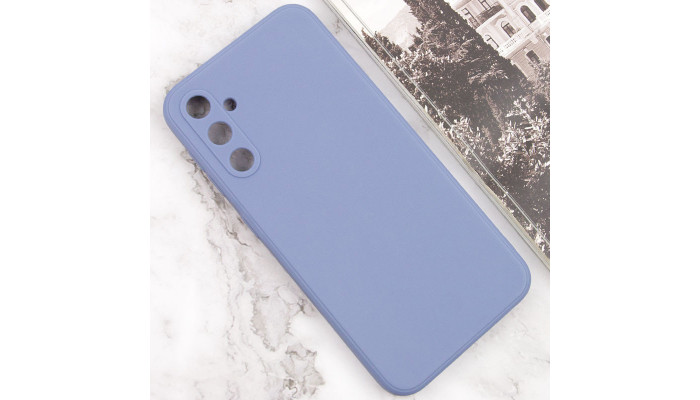 Силіконовий чохол Candy Full Camera для Samsung Galaxy A55 Блакитний / Mist blue - фото