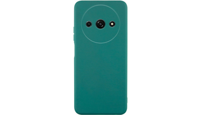 Силіконовий чохол Candy Full Camera для Xiaomi Redmi A3 Зелений / Green - фото