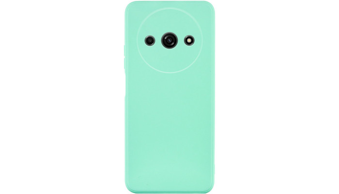 Силіконовий чохол Candy Full Camera для Xiaomi Redmi A3 Зелений / Menthol - фото