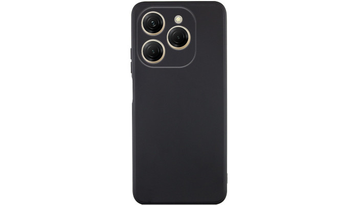 Силіконовий чохол Candy Full Camera для TECNO Spark 20 Pro Чорний / Black - фото