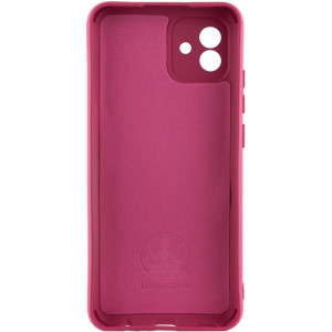 Чехол Silicone Cover Lakshmi Full Camera (A) для Samsung Galaxy A04 Бордовый / Marsala