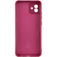 Чехол Silicone Cover Lakshmi Full Camera (A) для Samsung Galaxy A04 Бордовый / Marsala - фото
