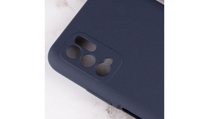 Чохол Silicone Cover Full Camera (AA) для Xiaomi Redmi Note 10 5G / Poco M3 Pro Темно-синій / Midnight blue - фото
