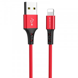 Дата кабель Borofone BX20 Enjoy USB to Lightning (1m) Червоний