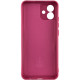Чехол Silicone Cover Lakshmi Full Camera (A) для Samsung Galaxy A04e Бордовый / Marsala - фото
