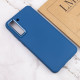 TPU чохол Bonbon Metal Style для Samsung Galaxy S21 FE Синій / Denim Blue - фото