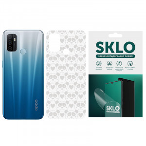 Защитная пленка SKLO Back (на заднюю панель) Transp. для Oppo Reno 5 Lite Прозрачный / Панды