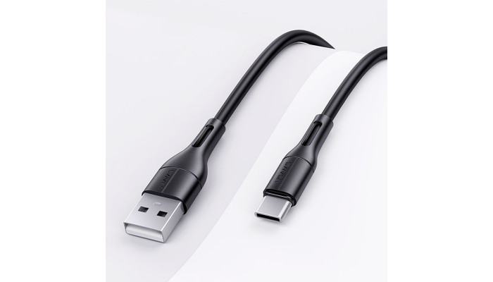 Дата кабель USAMS US-SJ501 U68 USB to Type-C (1m) Черный - фото