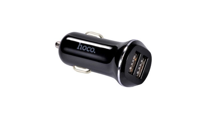 Автомобильное зарядное устройство Hoco Z1 (2USB 2.1A) Черный - фото