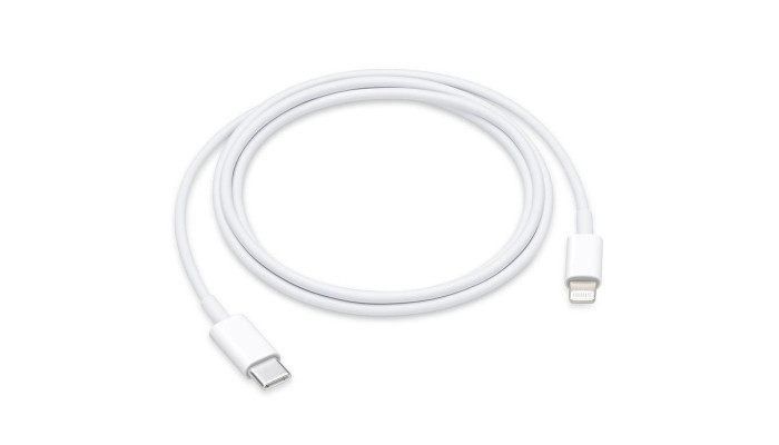 Дата кабель Foxconn для Apple iPhone USB-C to Lightning (AAA grade) (2m) (box, no logo) Белый - фото