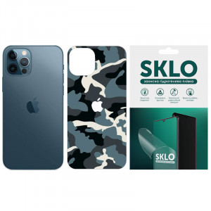 Защитная пленка SKLO Back (на заднюю панель+лого) Camo для Apple iPhone XS (5.8