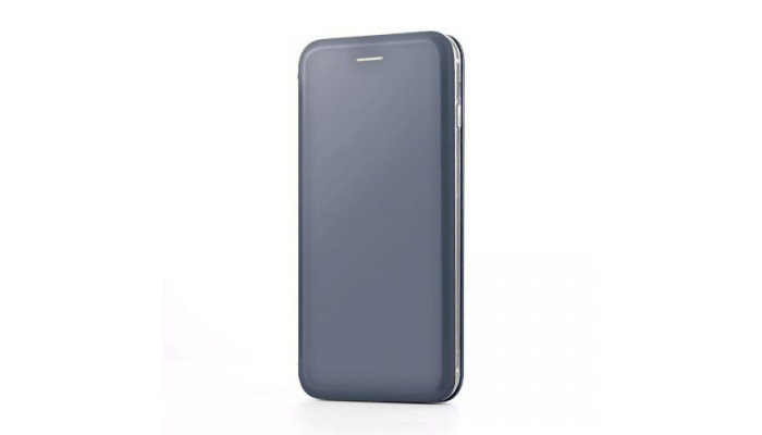 Кожаный чехол (книжка) Classy для Samsung Galaxy A10 (A105F) Серый - фото