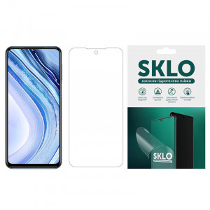 Защитная гидрогелевая пленка SKLO (экран) для Xiaomi Redmi 9 Прозрачный