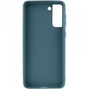 Силіконовий чохол Candy для Samsung Galaxy S21+ Синій / Powder Blue