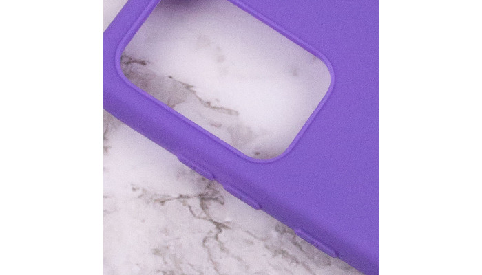 Силіконовий чохол Candy для Xiaomi Redmi Note 11E Бузковий - фото