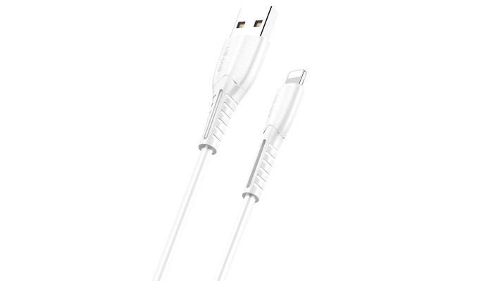 Дата кабель Usams US-SJ364 U35 USB to Lightning 2A (1m) Білий - фото