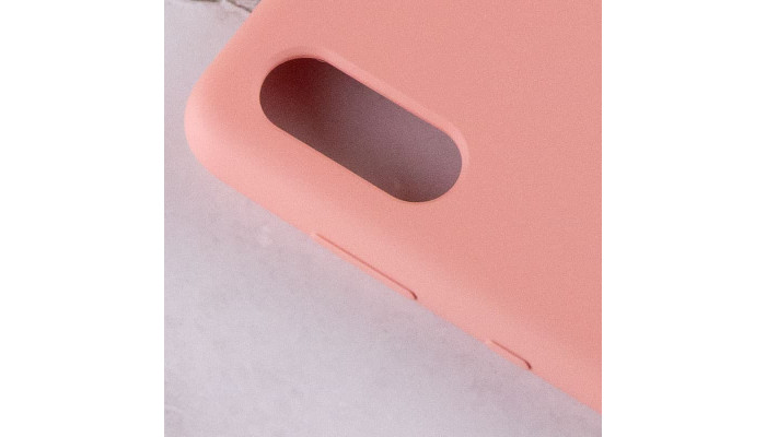 Чехол Silicone Cover Full Protective (AA) для Samsung Galaxy A02 Розовый / Pudra - фото