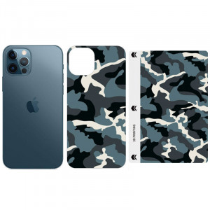 Защитная пленка SKLO Back (на заднюю панель+грани) Camo для Apple iPhone 12 mini (5.4