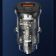 Автомобільний зарядний пристрій Usams US-CC164 C32 30W 2 Ports A+C Transparent black - фото