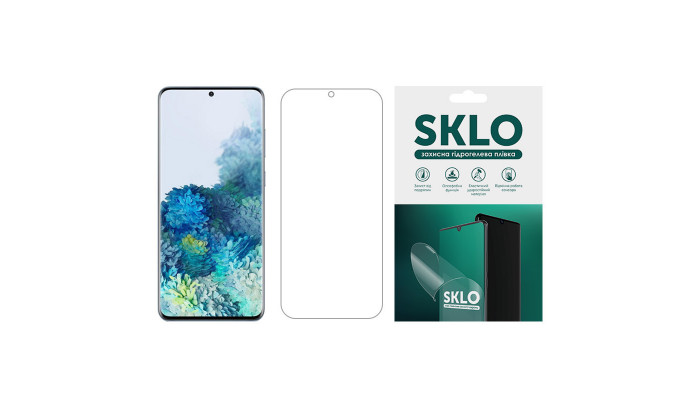 Защитная гидрогелевая пленка SKLO (экран) для Samsung Galaxy M13 4G / M23 5G Прозрачный фото