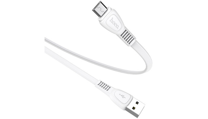 Дата кабель Hoco X40 Noah USB to MicroUSB (1m) Білий - фото