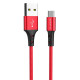 Дата кабель Borofone BX20 Enjoy USB to MicroUSB (1m) Красный - фото