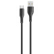 Дата кабель USAMS US-SJ501 U68 USB to Type-C (1m) Чорний - фото