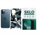 Защитная пленка SKLO Back (на заднюю панель+грани+лого) Camo для Apple iPhone 13 mini (5.4") Голубой / Army Blue