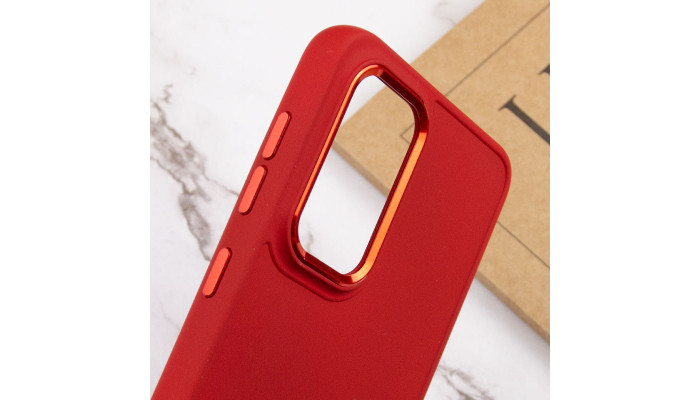 TPU чехол Bonbon Metal Style для Samsung Galaxy A33 5G Красный / Red - фото