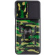 Ударостійкий чохол Camshield Serge Ring Camo для Samsung Galaxy M53 5G Зелений / Army Green - фото