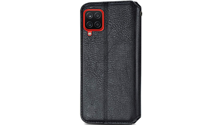 Кожаный чехол книжка GETMAN Cubic (PU) для Samsung Galaxy M33 5G Черный - фото