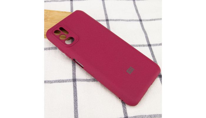 Чохол Silicone Cover My Color Full Camera (A) для Xiaomi Redmi Note 10 5G / Poco M3 Pro Бордовий / Marsala - фото