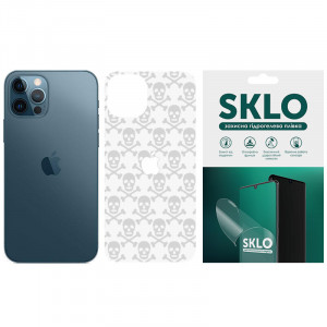 Защитная пленка SKLO Back (на заднюю панель+лого) Transp. для Apple iPhone X (5.8