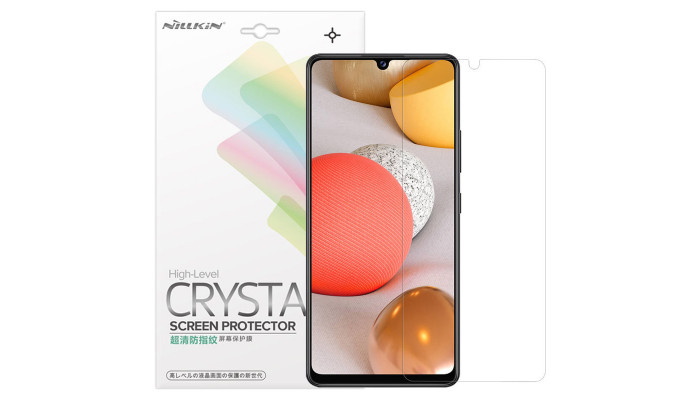 Защитная пленка Nillkin Crystal для Samsung Galaxy A42 5G Анти-отпечатки - фото