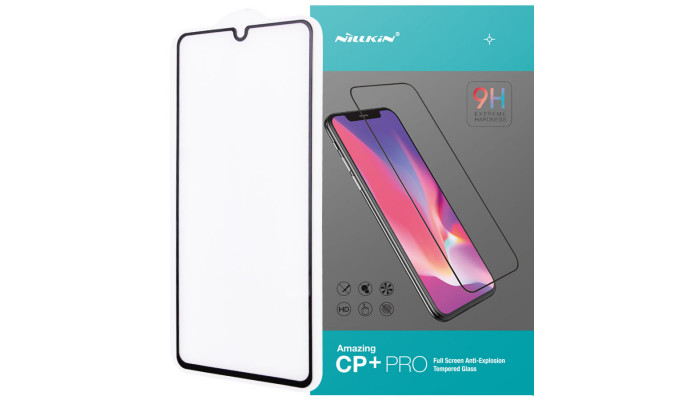 Защитное стекло Nillkin (CP+PRO) для Samsung Galaxy A41 Черный - фото