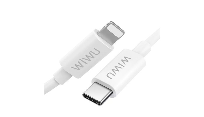 Дата кабель WIWU Youpin G90 Type-C to Lightning (1m) Белый - фото