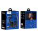 Накладні бездротові навушники Hoco W28 Синій - фото