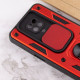 Ударопрочный чехол Camshield Serge Ring для Xiaomi Redmi Note 9s / Note 9 Pro / 9 Pro Max Красный - фото