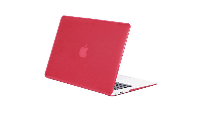 Чохол-накладка Matte Shell для Apple MacBook Pro touch bar 15 (2016/18) (A1707 / A1990) Червоний / Wine red - фото