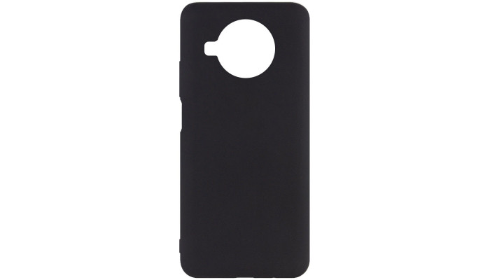 Чохол Silicone Cover Full without Logo (A) для Xiaomi Mi 10T Lite / Redmi Note 9 Pro 5G Чорний / Black - фото