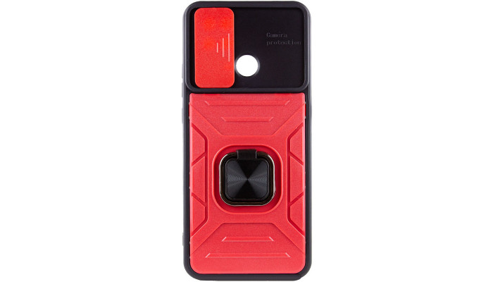 Ударостійкий чохол Camshield Flash Ring для Xiaomi Redmi 10C Червоний - фото