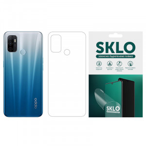 Защитная гидрогелевая пленка SKLO (на заднюю панель) для Oppo Reno 5 Lite Прозрачный