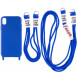 Чохол TPU two straps California для Apple iPhone XR (6.1") Синій / Iris