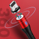 Дата кабель USAMS US-SJ333 U29 Magnetic USB to Lightning (1m) фото